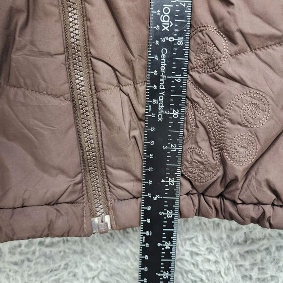 Columbia Jacket Womens Small Brown Polyester Nylon Full Zip Insulated LIner - Picture 5 of 9